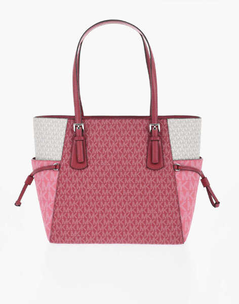 Genti de mana Michael Kors Michael All-Over Monogram Color Block Voyager Tote Bag Multicolor Femei (BM 19727681) 2