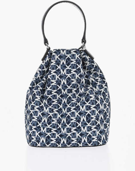 Genti de umar Michael Kors Michael All-Over Monogram Khai Bucket Bag White Femei (BM 19727690) 2