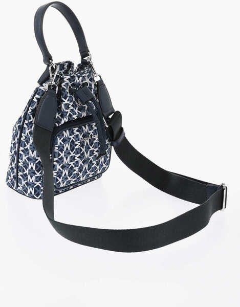 Genti de umar Michael Kors Michael All-Over Monogram Khai Bucket Bag White Femei (BM 19727690) 3