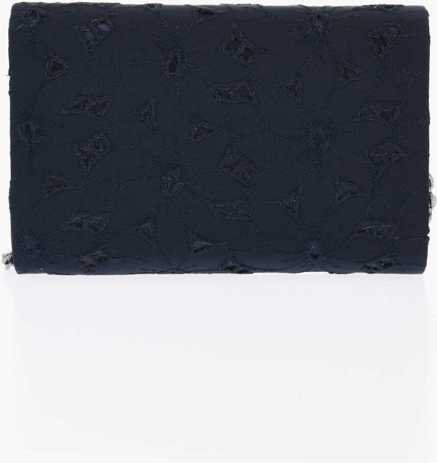 Genti de umar Amato Daniele Broidarie Anglaise Queen Mid Shoulder Bag With Chain Strap Blue Femei (BM 19727693) 2