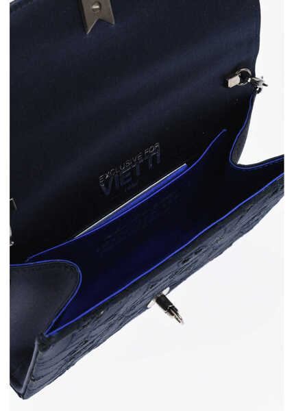 Genti de umar Amato Daniele Broidarie Anglaise Queen Mid Shoulder Bag With Chain Strap Blue Femei (BM 19727693) 4