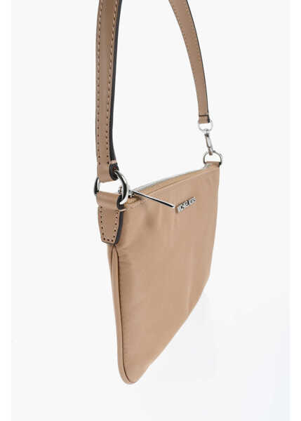 Genti de mana Michael Kors Michael Nylon Min Handbag With Embossed Logo Brown Femei (BM 19727699) 3