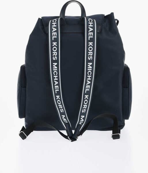 Rucsacuri Michael Kors Michael Nylon Cargo Flap Backpack Blue Femei (BM 19727705) 2