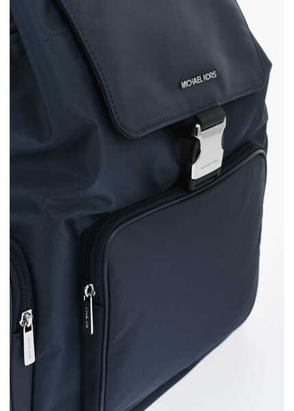 Rucsacuri Michael Kors Michael Nylon Cargo Flap Backpack Blue Femei (BM 19727705) 3