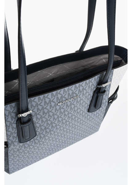Genti de mana Michael Kors Michael All-Over Monogram Color Block Voyager Tote Bag Blue Femei (BM 19727708) 4