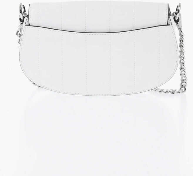 Genti de umar Michael Kors Michael Padded Patent Leather Mila Soulder Bag White Femei (BM 19727711) 2