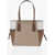 Michael Kors Michael All-Over Monogram Color Block Tote Bag Multicolor