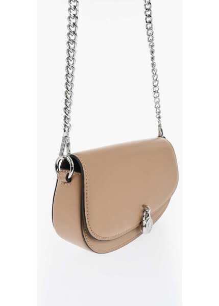 Genti de umar Michael Kors Michael Padded Patent Leather Mila Soulder Bag Brown Femei (BM 19727735) 3