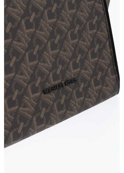 Genti de mana Michael Kors Michael All-Over Mongram Tote Bag Brown Femei (BM 19727738) 2