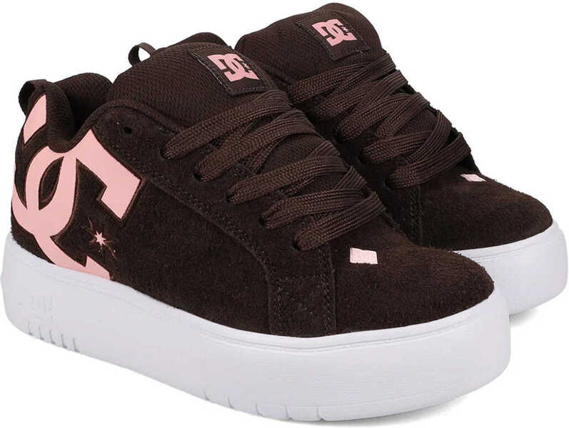 Tenisi DC Court Graffik Platform Brown Brown Femei (BM 19727783) 2