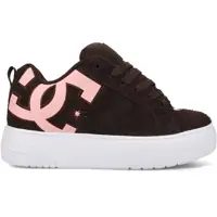 Tenisi Court Graffik Platform Brown Femei