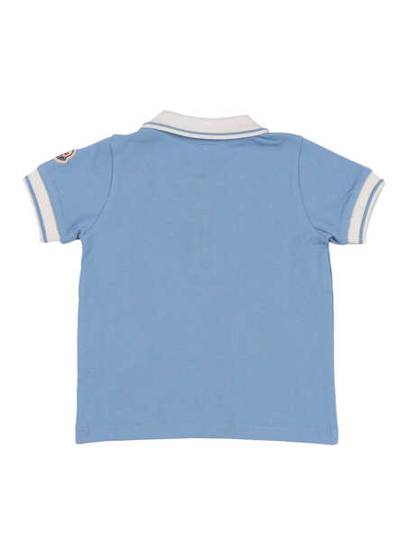 Tricouri Polo Moncler SS POLO Light Blue Baieti (BM 19727814) 2
