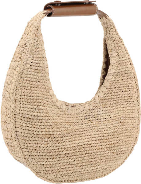 Genti de mana STAUD MOON RAFFIA TOTE BAG NATURAL/TAN Femei (BM 19727855) 2