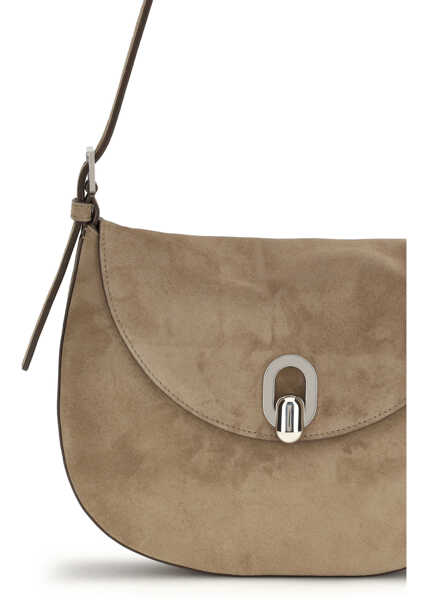 Genti de umar SAVETTE Savette Round Hobo Shoulder Bag TAUPE Femei (BM 19727894) 4