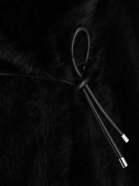 Paltoane Max Mara Furry Rosaria Belted Coat NERO Femei (BM 19727906) 3