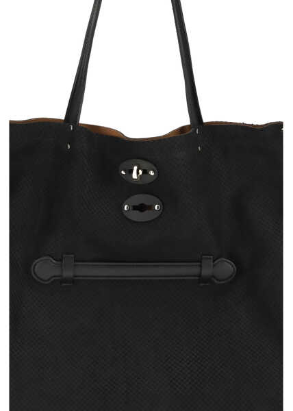 Genti de mana Zanellato A Spasso Tote Bag BLACK ETNA Femei (BM 19727939) 4