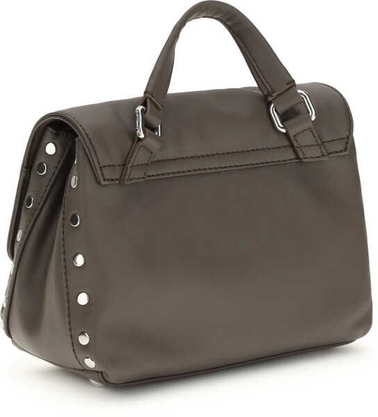 Genti de mana Zanellato Saeta Baby leather Postina Handbag BROWN GIANDUIOTTO Femei (BM 19727942) 3