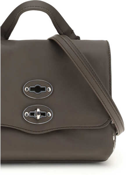 Genti de mana Zanellato Saeta Baby leather Postina Handbag BROWN GIANDUIOTTO Femei (BM 19727942) 4