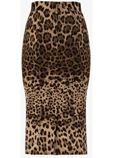 Fuste casual Dolce & Gabbana Longuette Skirt MULTICOLOUR Femei (BM 19727993) 3