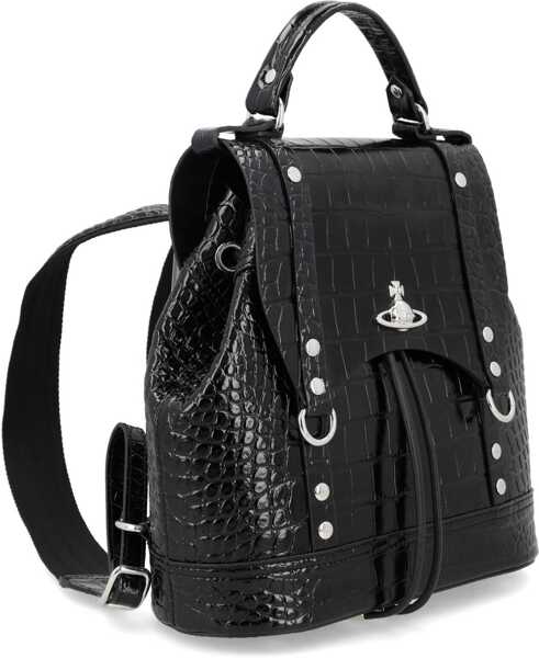 Rucsacuri Vivienne Westwood Backpack Max BLACK Femei (BM 19728014) 2
