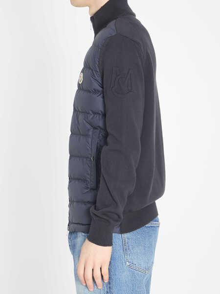 Cardigane Moncler Padded Tricot Cardigan BLUE Barbati (BM 19728074) 3