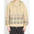Burberry Check Fade Cotton Hoodie BEIGE