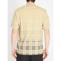 Tricouri Burberry pentru Barbati - Tricouri Burberry Check Fade Cotton T-Shirt BEIGE Barbati (BM 19728080) - B-mall.ro
