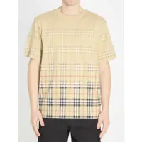 Tricouri Check Fade Cotton T-Shirt Barbati