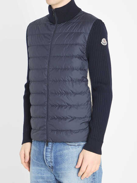 Cardigane Moncler Padded Wool Cardigan BLUE Barbati (BM 19728083) 2