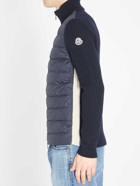 Cardigane Moncler Padded Wool Cardigan BLUE Barbati (BM 19728083) 3