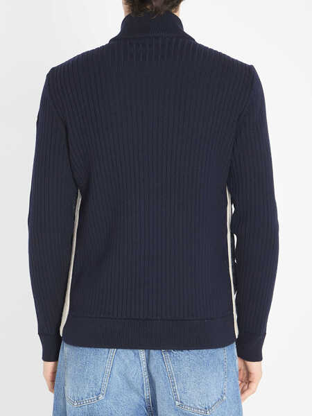 Cardigane Moncler Padded Wool Cardigan BLUE Barbati (BM 19728083) 4