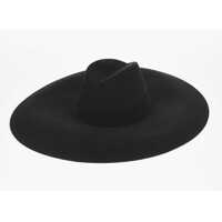 Caciuli Solid Color Rabbit Felt Floppy Hat Femei