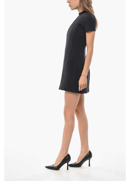 Rochii scurte Balenciaga Short Sleeved Corseted Mini Dress Black Femei (BM 19728125) 2