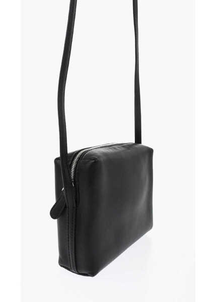 Genti tip postas THE ROW Leather Cube Crossbody Bag Military Green Femei (BM 19728143) 2