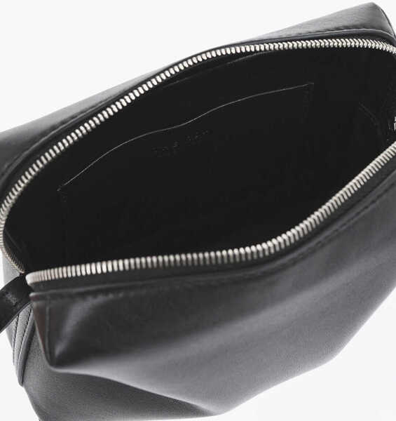 Genti tip postas THE ROW Leather Cube Crossbody Bag Military Green Femei (BM 19728143) 4