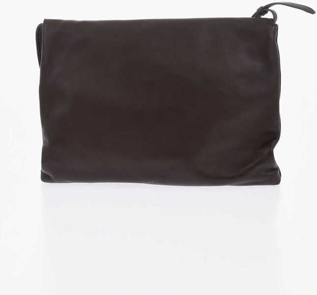 Genti de umar THE ROW Solid Color Leather Nan Shoulder Bag Brown Femei (BM 19728170) 2