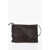 THE ROW Solid Color Leather Nan Shoulder Bag Brown
