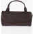 THE ROW Leather Edith Bowler Bag Brown