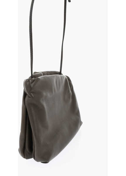 Genti de umar THE ROW Solid Color Leather Shoulder Bag Military Green Femei (BM 19728188) 2