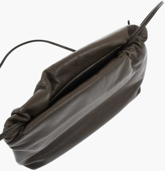 Genti de umar THE ROW Solid Color Leather Shoulder Bag Military Green Femei (BM 19728188) 3