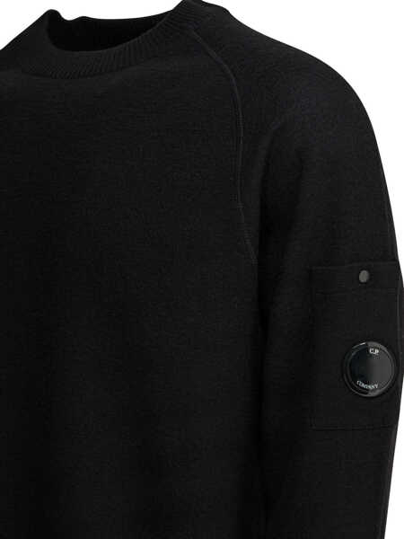 Pulovere casual C.P. Company Knitwear Black Barbati (BM 19728219) 4