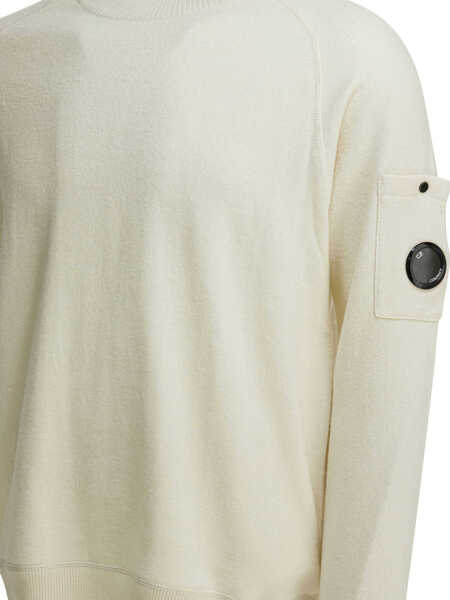 Pulovere casual C.P. Company Knitwear White Barbati (BM 19728231) 4