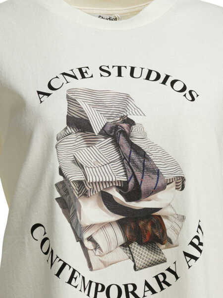 Tricouri Acne Studios T-shirts White Femei (BM 19728321) 3