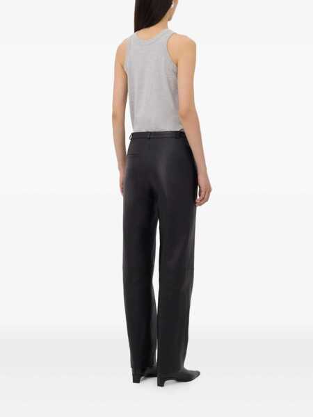 Pantaloni casual LOULOU DE SAISON Trousers Black Femei (BM 19728369) 5