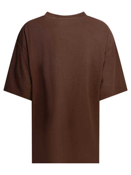 Tricouri Acne Studios T-shirts Brown Femei (BM 19728381) 2