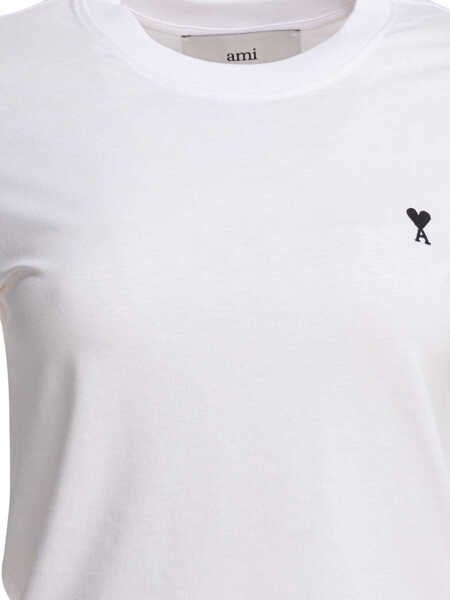 Tricouri AMI Paris T-shirts White Femei (BM 19728420) 3
