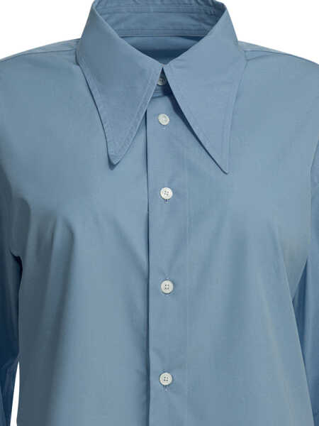 Camasi office AMI Paris Shirts Blue Femei (BM 19728426) 3
