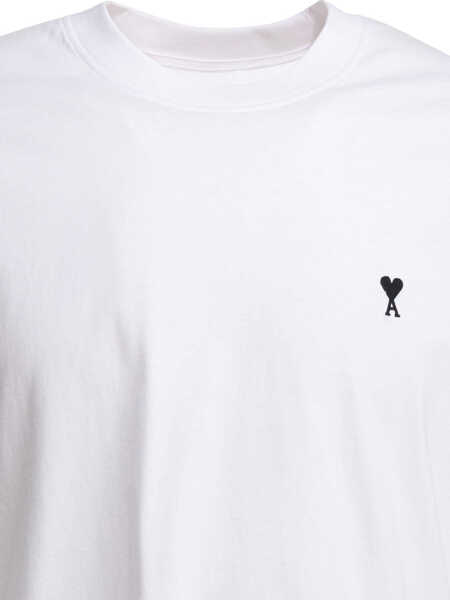 Tricouri AMI Paris T-shirts White Barbati (BM 19728468) 3