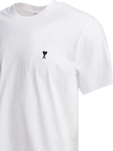 Tricouri AMI Paris T-shirts White Barbati (BM 19728468) 4
