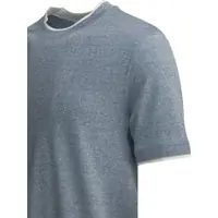 Tricouri Brunello Cucinelli pentru Barbati - Tricouri Brunello Cucinelli T-shirts Light blue Barbati (BM 19728510) - B-mall.ro